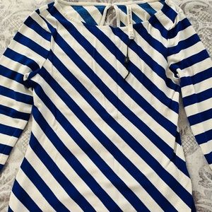 Karen Millen blue and white knit